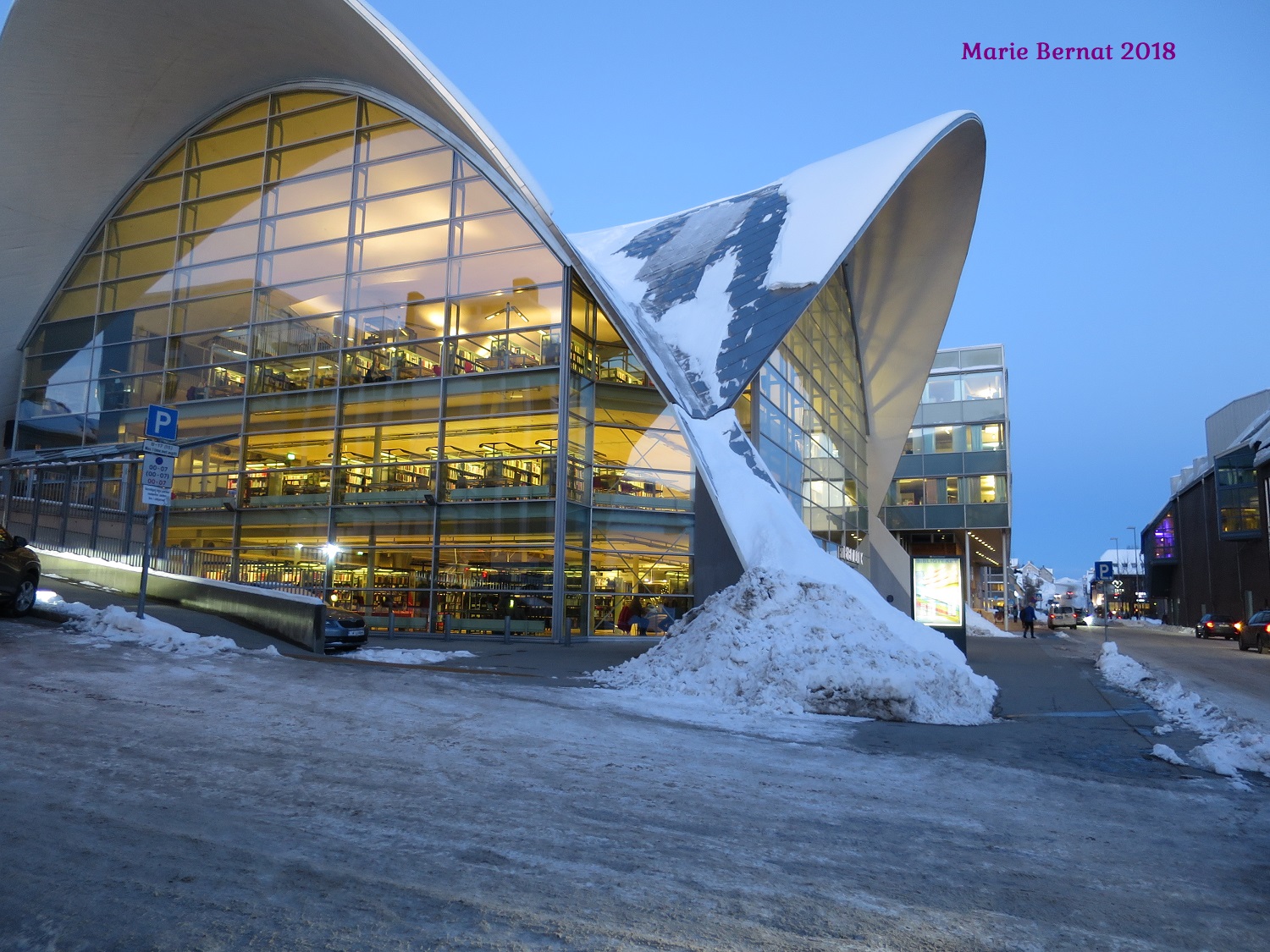 Bibliothèque de Tromsø, 11h le 15/12/2017